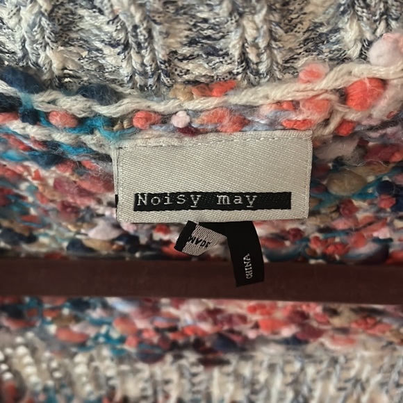 Anthropologie Noisy May Confetti Chunky Knit Cardigan - Picture 5 of 6